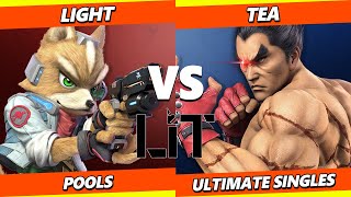 Litvitational 3  Light Fox Vs Tea Kazuya PacMan Smash Ultimate  SSBU [upl. by Forkey]