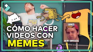 Cómo hacer VIDEOS MÁS DIVERTIDOS CON MEMES y GIFs [upl. by Ecyor681]