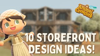 10 Ways To Use The New 20 Storefront Furniture  Animal Crossing New Horizons [upl. by Akcired]