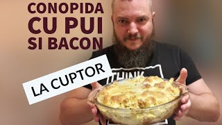 Reteta de CONOPIDA cu PIEPT DE PUI si BACON LA CUPTOR [upl. by Eeleak]