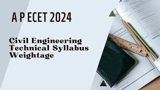 ll AP ECET 2024 Civil Engineering Subject Wise weightage ll klciviltech8711 [upl. by Beberg344]