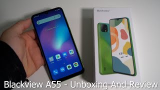 Blackview A55  Smartphone For 80 Unboxing And Review [upl. by Remmer621]