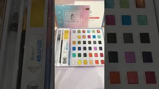 Giorgione watercolor 36 shades 24 common 12 metallic cute😱😍 [upl. by Enilada742]