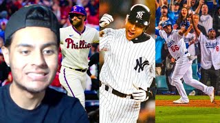 MLB GREATEST POSTSEASON MOMENTS REACTION [upl. by O'Carroll]