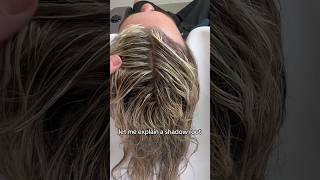 Let’s talk Shadow Root hairstylist hair coloredhair highlights [upl. by Laband]