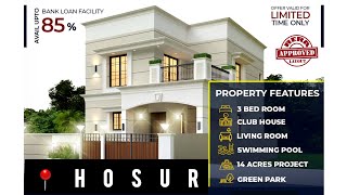 Wow😲 Spacious 3Bhk villa🏠 at Hosur Exclusive Premium duplex House Greenary Garden🏡 Details in 👇🏻 [upl. by Seraphina]