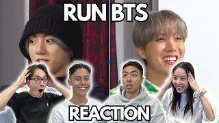 RUN BTS EP 141 REACTION [upl. by Eirrehc]