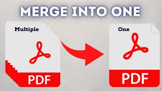 How To Combine Pdf Files Into One  Merge Multiple Pdf Files Into One Pdf File [upl. by Northington]