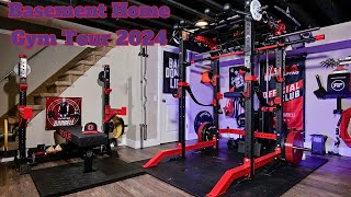 Basement Home Gym Tour 2024 [upl. by Leslie]