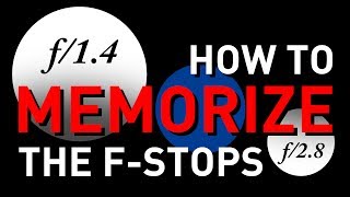 How to Memorize the FStop Scale Easily [upl. by Letch]