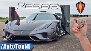 Koenigsegg Regera REVIEW on TEST TRACK by AutoTopNL [upl. by Isiahi]