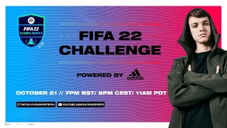 FIFA 22 Challenge  October 21  7PM UK  8PM CET  11AM PDT [upl. by Rita]