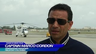 AS332 C1e Demo Tour  Marco Cordon Helistar Colombia [upl. by Wymore]