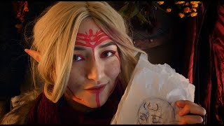 ASMR Getting your Elven tattoos soft spoken personal attention ambience [upl. by Reginnej]