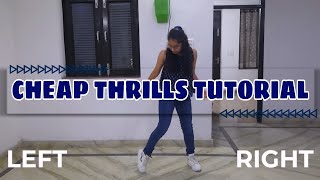 Cheap Thrills Tutorial  Part 1  Dance  1 Million Dance Studios  Tina Boo  Vandana Arora [upl. by Nalat811]