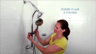 Install your SimplyClean slide bar combination shower in less than 5 minutes [upl. by Emmey865]