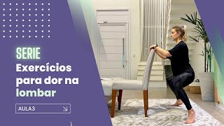 SÉRIE Exercícios para DOR LOMBAR  Aula 3 [upl. by Heringer253]