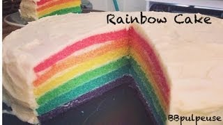 Recette  Rainbow Cake  THE Gateau ❤️ [upl. by Noret475]