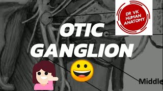 OTIC GANGLION GROSS ANATOMY IN JUST TWO✌🏻MINUTES  NEW VIDEO 2018 [upl. by Naimed500]