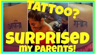 Getting a Tattoo  Being a Momo Ninja Surprising My Parents amp Much More  MostlyVlogs [upl. by Eibmab]