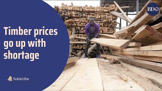 Timber prices go up with shortage [upl. by Letha]