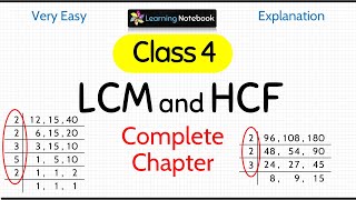 Class 4 LCM and HCF [upl. by Akienat]