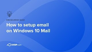 How to setup email on Windows 10 Mail [upl. by Kathleen]