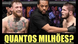 Salários UFC 229 Quanto receberam Khabib e McGregor para lutar [upl. by Oeram]