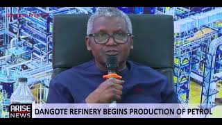 Dangote Refinery Officially Commences Petrol Production Ready to Roll Out to the Market [upl. by Artenal631]