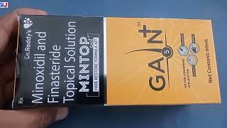 Mintop Gain 5  Hair Restore Formula Kit  Minoxidil and Finasteride Topical Solution  Mintop Gain [upl. by Vasos]