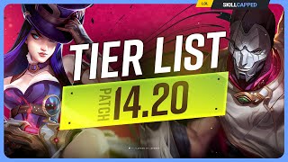 NEW TIER LIST for PATCH 1420  League of Legends [upl. by Okubo]