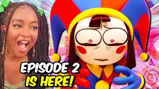 Episode 2 went from Cute and Funny TO REALLY SAD  The Amazing Digital Circus Episode 2 Reaction [upl. by Eilliw354]