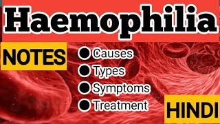 Haemophilia  Haemophilia A amp Haemophilia B  Causes  Symptoms  Treatment  Explanation with notes [upl. by Haimerej]