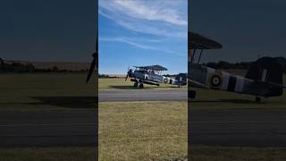 Fairey Swordfish Mk I Taxiing Battle Of Britain Air Show Duxford 2024 [upl. by Cecile]