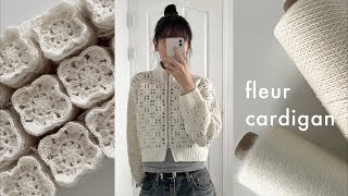 crochet  너무 미우면 그냥 사랑해버려  fleur cardigan sub [upl. by Arualana]