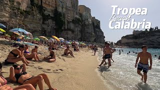 📽️ ITALY 4K  Spiaggia di Tropea  CALABRIA VV 🐚  10 Most Beautiful Places To Visit in Italy [upl. by Brookes676]