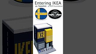 Ikea entering then vs now  Sweden and SCP foundation shorts countryballs meme animation [upl. by Carbone]