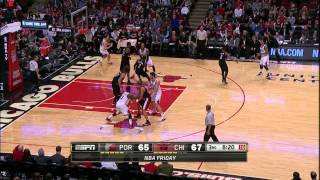 Mike Dunleavy Highlights Blazers vs Bulls 12122014  8 Points 1 Assist [upl. by Sirdi918]