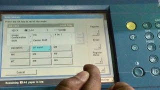 how to scan id card and passport to one page canon iR3300 iR 6000 iR4570 iR3035 [upl. by Hgieloj]