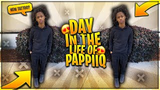 DAY IN THE LIFE OF PAPPIIQ  I GOT A NEW TATTOO 🤯🔥 [upl. by Ginnie]