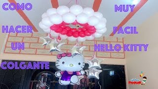 Colgante hello kitty muy facil de hacer  116 [upl. by Marb397]