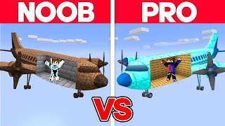 NOOB vs PRO AIRPLANE MEGA RAMP BUILD CHALLENGE [upl. by Aihseya754]