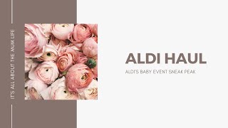 Aldi baby haul [upl. by Melessa]