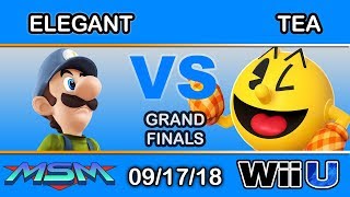 MSM 158 Us  ElegantLuigi vs TeaPacman Grand Final  Smash 4 [upl. by Ennayd]