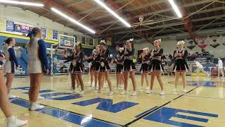 Trico Pioneers Vs Marissa\Coulterville Class 1A Regional Cheerleader Show 21924 Video [upl. by Akceber]