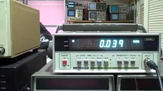 Leader LDC822 80 Mhz Frequency Counter [upl. by Daugherty819]