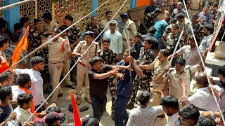 High tension at Muthyalamma temple  Hindus Protest at Secunderabad Mutyalamma temple [upl. by Ennoira]