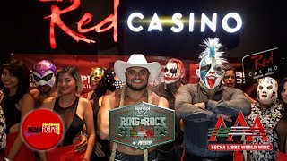 ESTRELLAS DE AAA INAUGURAN EL RED CASINO JUGANDO POKER TEXAS HOLD´EM EN CANCUN [upl. by Burdelle]