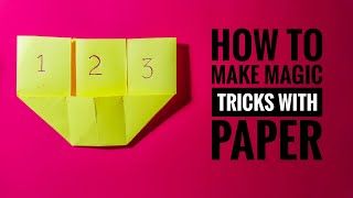 How to make tricks with paperOrigami fun game [upl. by Kudva171]