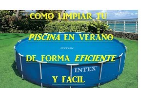 COMO LIMPIAR UNA PISCINA 2019 [upl. by Natloz]